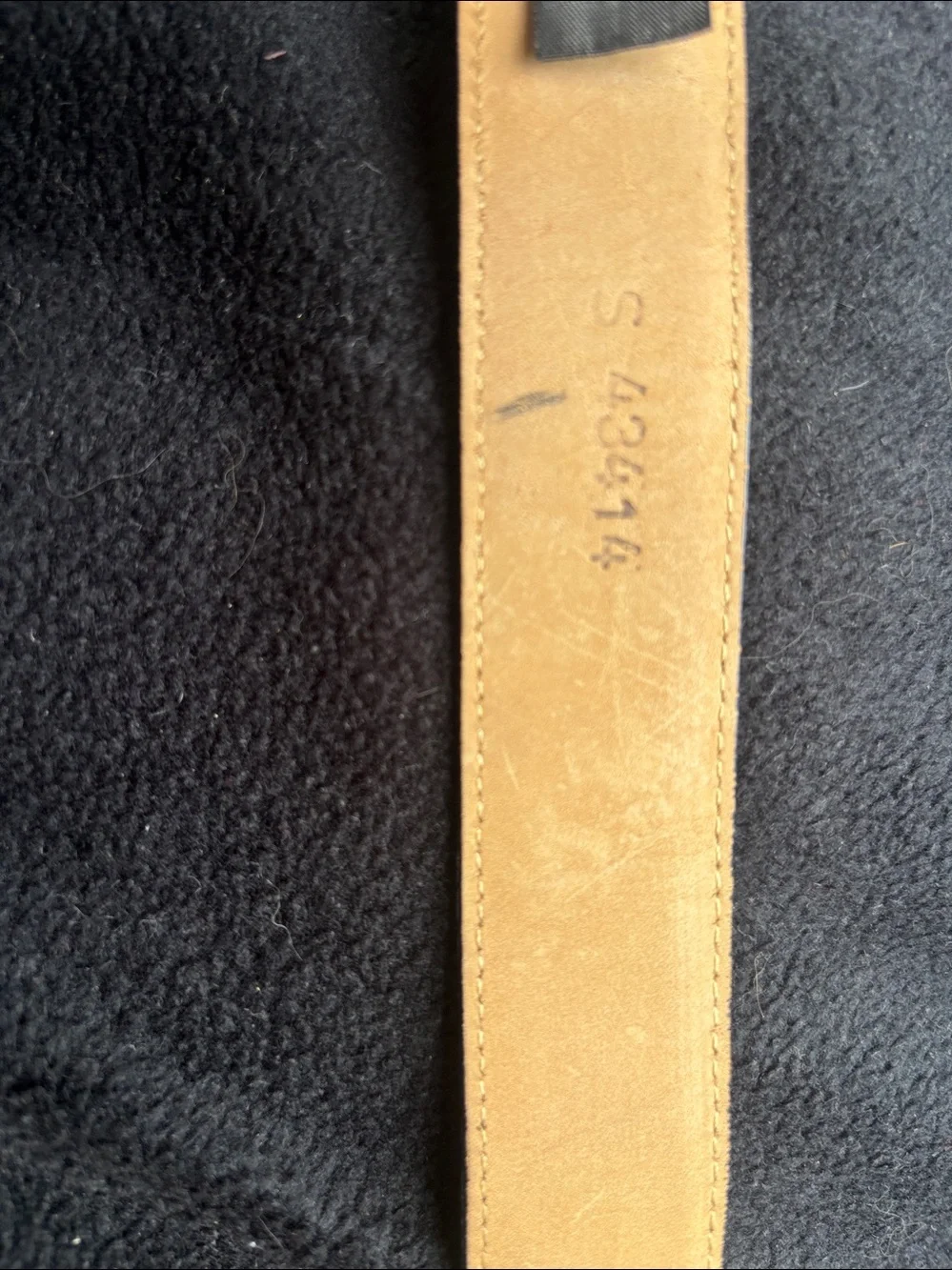 Brighton Black VintageLizard-Texture Leather Belt with Gold-Tone Buckle